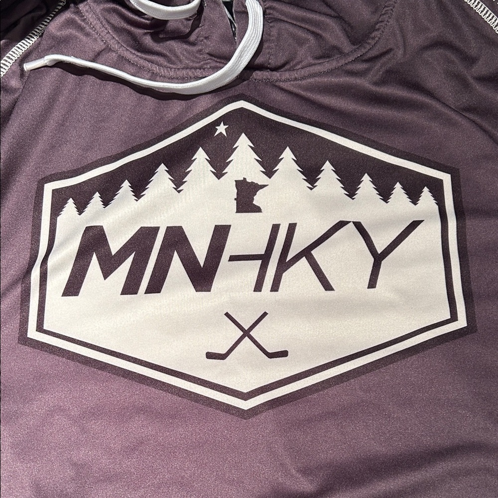 MNKY Purple Kids Hoodie - Picture 2 of 8